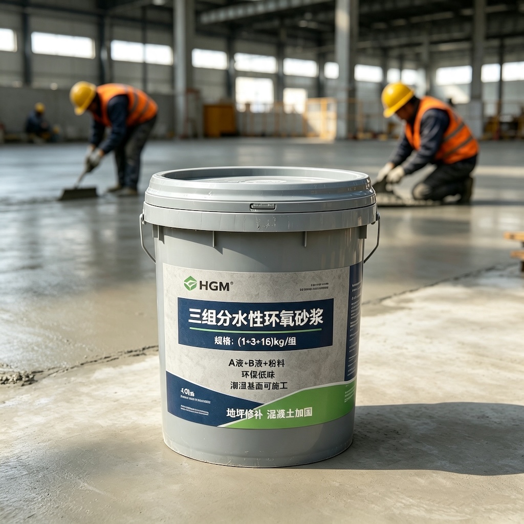 虎亭三组份水性环氧砂浆